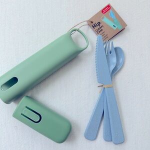 Hip Cutlery case - travel camping utensil set eco friendly